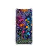 PrintiFy Redmi 9 ile Uyumlu Düşlerin Dansı Serisi Rüyalar Ötesi Tasarımlı Uv Baskılı Köşe Korumalı Antişok Kılıf