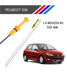 OTOZET Peugeot 206 1.4 Benzinli 8 Subap Yağ Çubuğu 117475