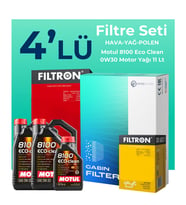 Filtron Ford Transit V363 2.0 Dizel Filtre Bakım Seti Motul Motor Yağlı (2014-2024) 4 Lü