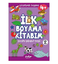 Çıkartmalı İlk Boyama Kitabım 4+ Yaş-2