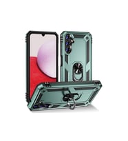 Samsung Galaxy A04s Kılıf Sofya Yüzüklü Silikon Kapak - Yeşil