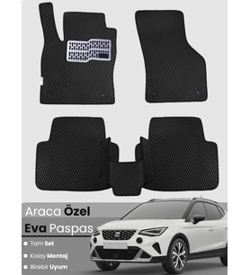 SEAT ARONA (2021-2025) Uyumlu EVA Paspas Tam Set–Oto Paspas,Araca Özel,Kolay Montaj