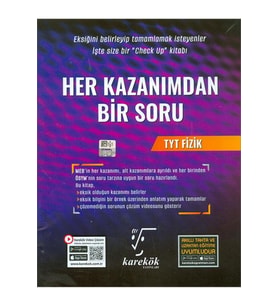 Karekök Yayınları TYT Fizik Her Kazanımdan Bir Soru Karekök Yayınları (Çok Renkli)