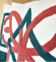 Mi-Knitting, İkili Kırlent Takımı, Punch Nakışı Kırlent, Elişi Kırlent Takımı, 2li Kırlent Takımı, Punch Kırlent Seti, Tasarım Kırlentler