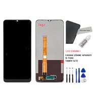 Oppo Realme C21Y Uyumlu Lcd Ekran Dokunmatik Servis + B-7000 + TAMİR SETİ