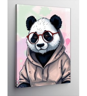 Kanvas Tablo Gizemli Panda