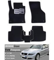 BMW 3 SERİSİ E90 SEDAN (2005-2013) Uyumlu EVA Paspas Tam Set–Araca Özel,Su Geçirmez