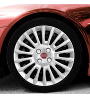 Fiat Punto 15 İnç Jant Kapağı Amblemli Gri 4'lü Takım 148