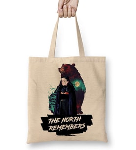 Game of Thrones Lyanna Mormont O Norte se lembra Bez Çanta Uzun Saplı