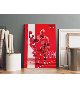 Michael Jordan Kanvas Tablo 40x55cm NBA Poster