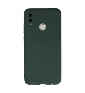 Huawei P Smart 2019 Kılıf Nano İçi Kadife Silikon - Koyu Yeşil