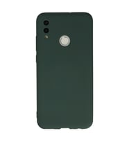 Huawei P Smart 2019 Kılıf Nano İçi Kadife Silikon - Koyu Yeşil