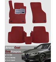 ALFA ROMEO GİULİA (2016-2024) Uyumlu EVA Paspas Tam Set–Araca Özel,Kolay Montaj,Su Geçirmez