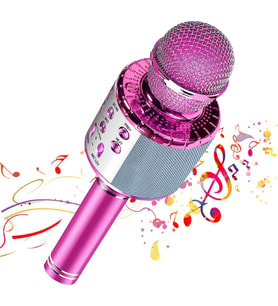 Kablosuz Hoparlörlü Bluetooth Karaoke Mikrofonu
