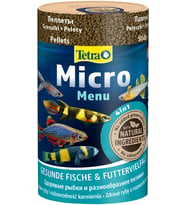 Tetra Micro Menu Küçük Tropikal Balık 4'ü Bir Arada Yem Karışımı - 100ML
