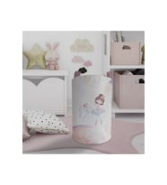 MEKTA HOME BEBEK VE ÇOCUK ODASI Kuğu ve Balerin Desenli Oyuncak Sepeti