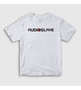 Presmono Unisex Çocuk Beyaz Logo Rock Audioslave T-Shirt 544359tt (Beyaz)