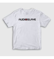 Presmono Unisex Çocuk Beyaz Logo Rock Audioslave T-Shirt 544359tt (Beyaz)