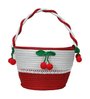 e38 EL İŞÇİLİĞİ HASIR JÜT İP SEPET 30*26 cm - 6135 (Karışık)