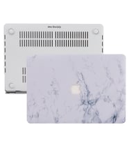 MacBook Pro Retina Kılıf HardCase A1425 A1502 2012/2015 Uyumlu Kılıf Mermer08 (Grimelanj)