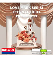 Balody Eternal Light – Love Mark Serisi (BL21164) – Mini Blok Yapı Oyuncakları Seti (Krem)