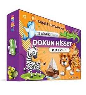 Neşeli Hayvanlar - Dokun Ve Hisset Puzzle