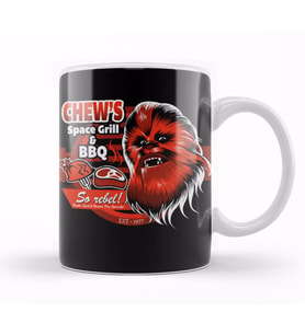 Chewbacca Chews Kupa Bardak Porselen
