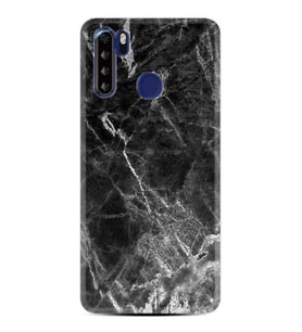 Reeder P13 Blue Max Kılıf Desenli Silikon Kara Mermer
