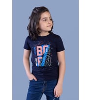 Toontoy Erkek Çocuk Baskılı Tişört (Siyah)
