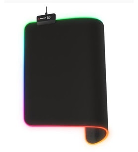 Rampage BLITZ RGB M (MP-23) Siyah 252-328-3mm RGB Ledli Gaming Mouse Pad