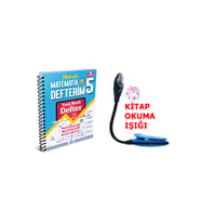 Arı Yayıncılık 5 Sınıf Matematik YENİ NESİL DEFTER Etkinlik ve Uygulama Soruları + Kitap Okuma Işığı Hediye (Çok Renkli)