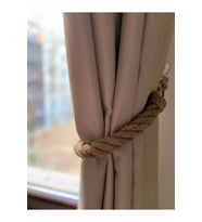 2 Adet 50 cm Otantik Kalın Halat Perde Tutacağı (20mm)