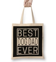 Best Dog Dad Ever 05 Bez Çanta Uzun Saplı