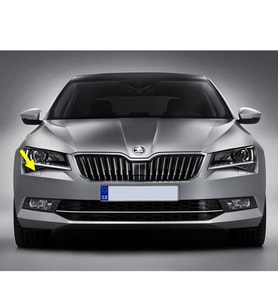 Skoda Superb MK3 2015-2019 Sağ Ön Far Yıkama Kapağı 3V0955110