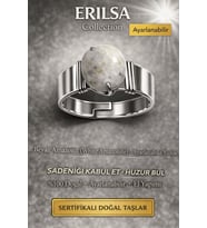 Sertifikalı Beyaz Amazonit Doğal Taş Ayarlanabilir Yüzük – Huzur ve Denge Taşı (Çok Renkli)