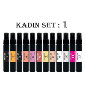 Set 1 / 12 Adet 30 ml Kadın Parfüm