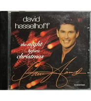 (Plak Değildir CD dir) CD David Hasselhoff The Night Before Christmas CD