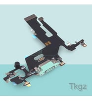 Apple İphone 11 Full Şarj Soketi Filmi FLEX (YEŞİL)