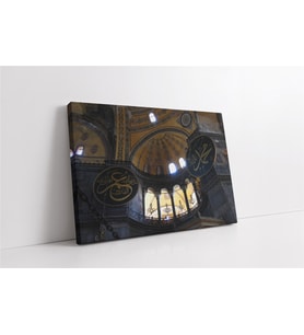 Ayasofya İç Mekan Çekim Kanvas Tablo