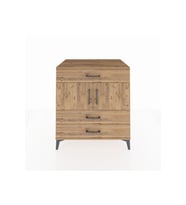 Kronos Şifonyer 2 Raflı 3 Çekmeceli 2 Kapaklı 88x59x96 Çam-Çam