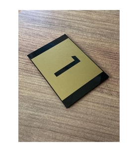 Minimal Gold Tasarım Kapı Numarası