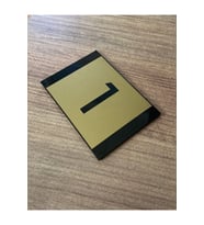 Minimal Gold Tasarım Kapı Numarası
