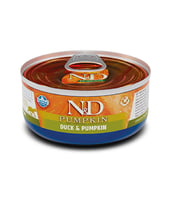 ND Balkabaklı Ve Ördekli Kedi Konserve 70 Gr (Turuncu)