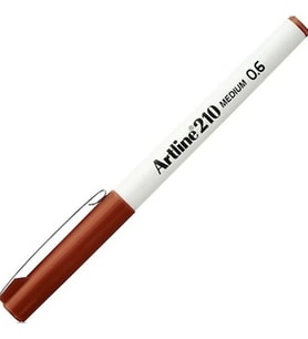 ARTLINE EK-210N KEÇE UÇLU YAZI KALEMİ 0.6mm KAHVERENGİ