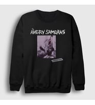 Presmono Unisex Beyaz Inside My Brain The Angry Samoans Sweatshirt 532488tt (Siyah)