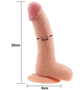 LoveToy Realistik Penis 20 cm