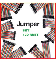 120’li Dişi-dişi, Erkek-Erkek, Erkek-Dişi Jumper Kablo Seti