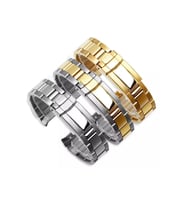 20 Mm Uyumlu Çelik Saat Kordonu Gold Renk129762893965