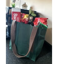 InstaHomeLine, 4 Gözlü Çok Amaçlı Organizer Taşıma Çantası, Unisex, Su Geçirmez, Dayanıklı, Çok Kullanışlı, Yeşil, Termos, Şişe ve Malzeme Taşıma Çantası