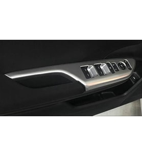 Honda Civic Uyumlu Fc5 2016-2021 Kapı Kolçak Kaplama Silver